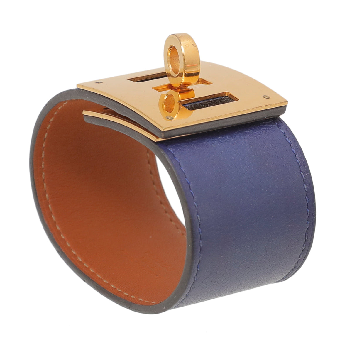 Hermes Indigo Kelly Dog Bracelet-Hermes-THE CLOSET