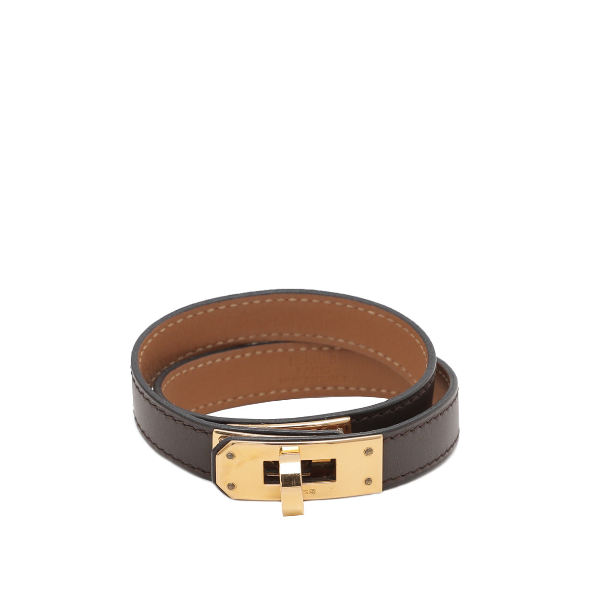 Hermes Bicolor Kelly Double Tour Swift Bracelet Medium-Hermes-THE CLOSET
