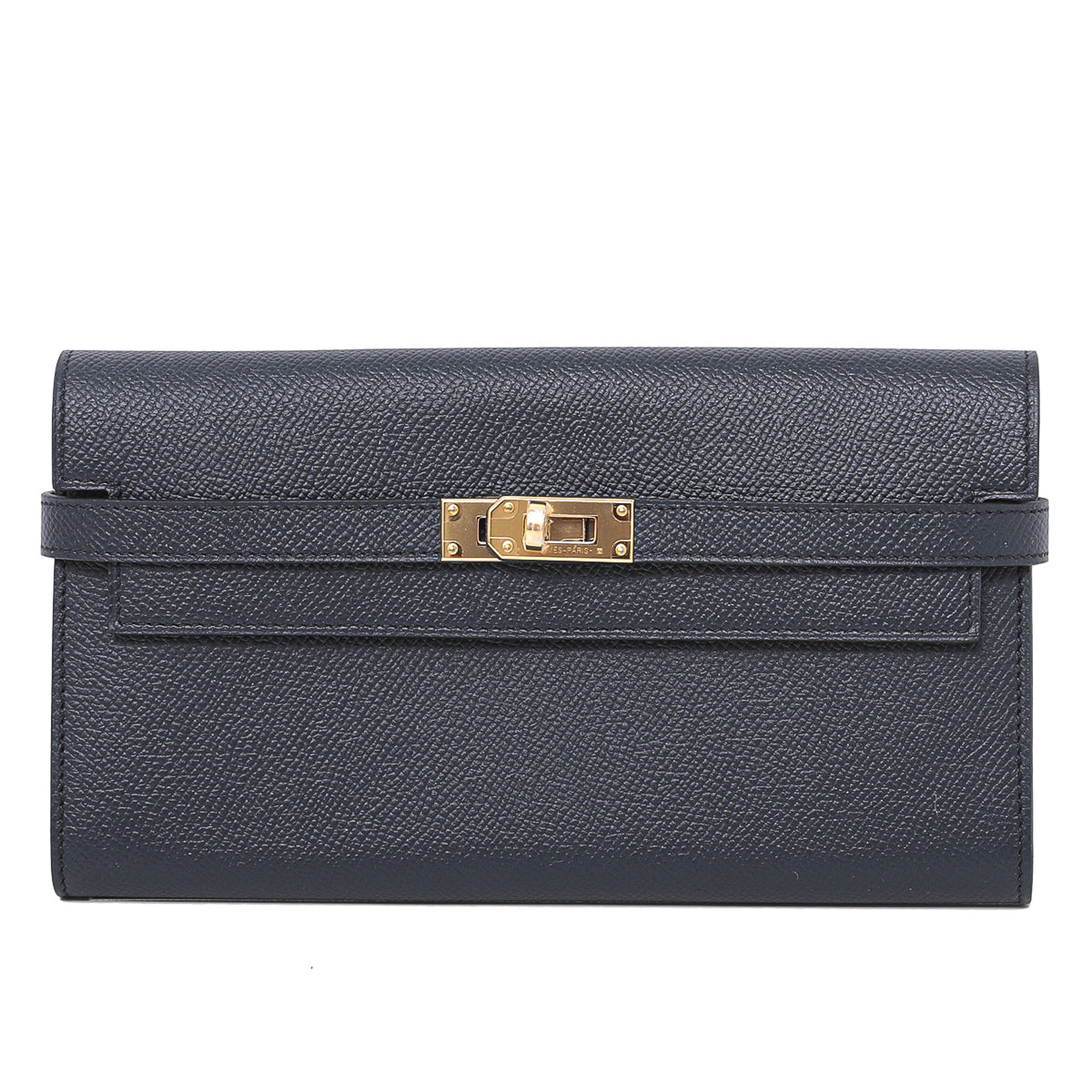 Hermes kelly Bleu Marine Wallet-Hermes-THE CLOSET