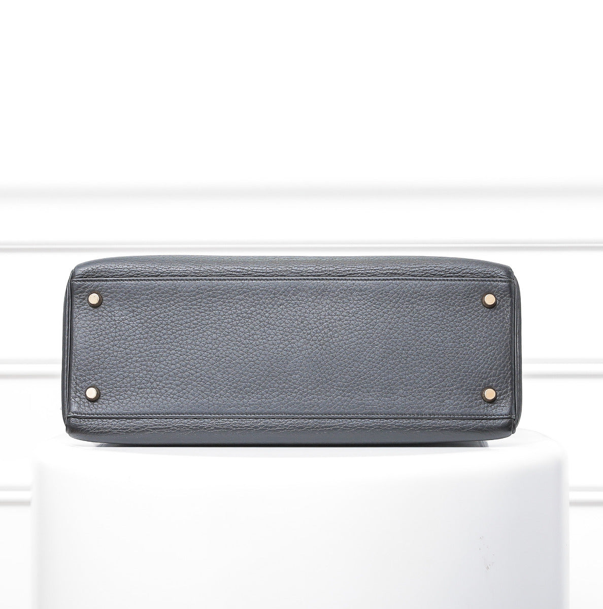 Hermes Noir Retourne Kelly 35 w- Hermes Scarf-Hermes-THE CLOSET