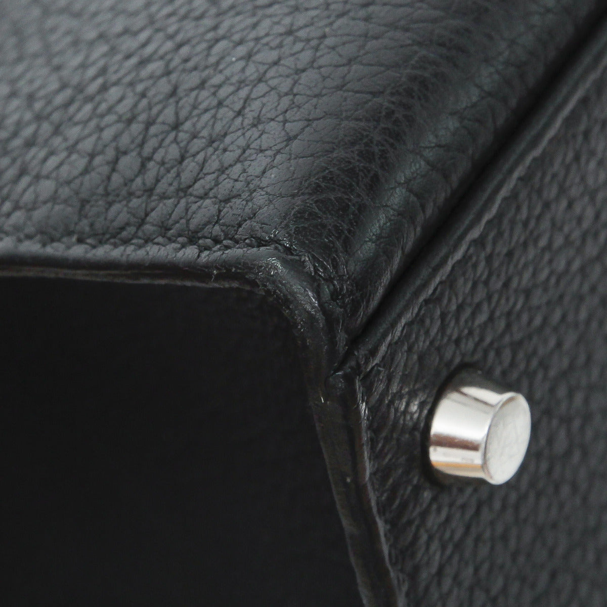 Hermes Kelly Black Sellier Togo 32 Shooting Star Bag-Hermes-THE CLOSET