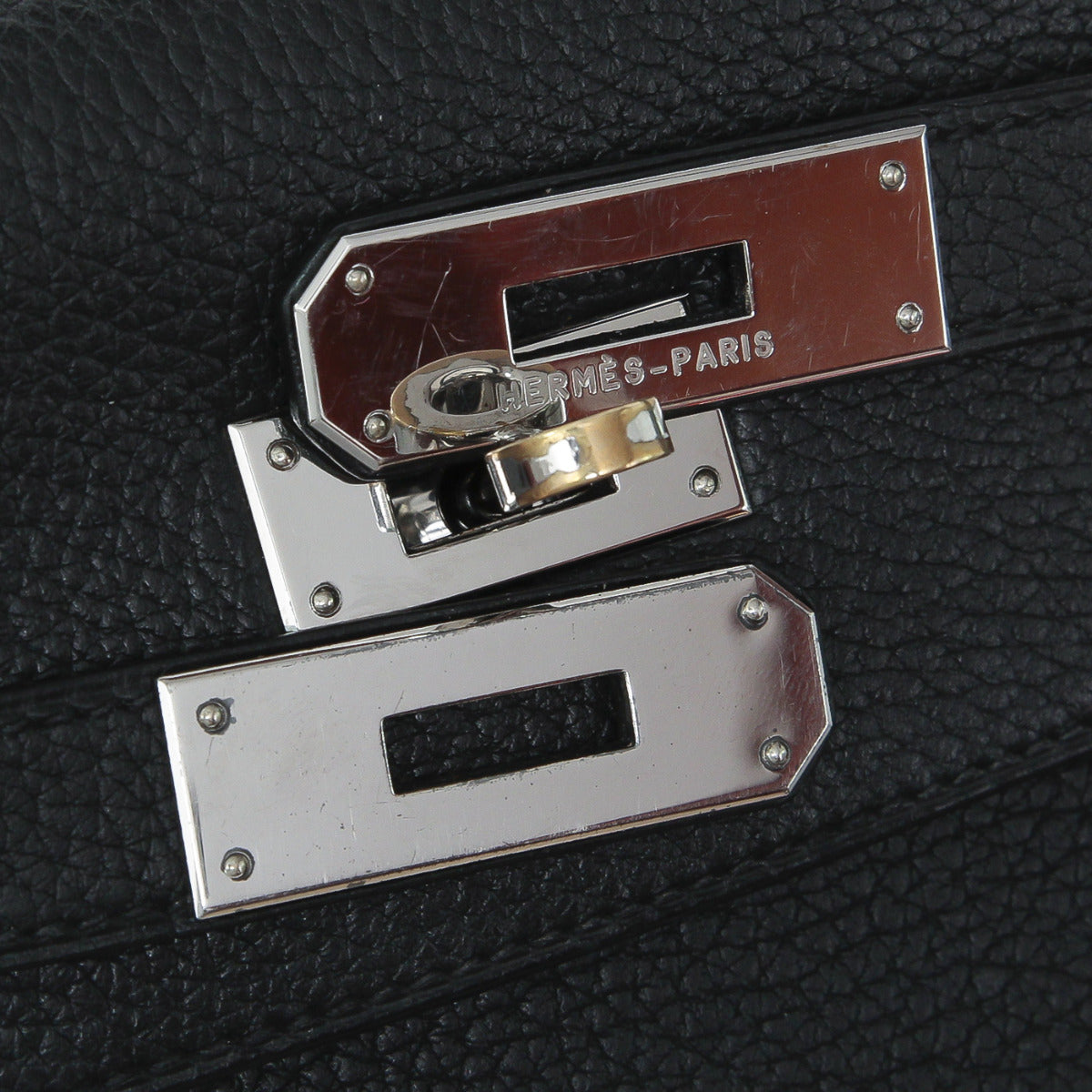 Hermes Kelly Black Sellier Togo 32 Shooting Star Bag-Hermes-THE CLOSET