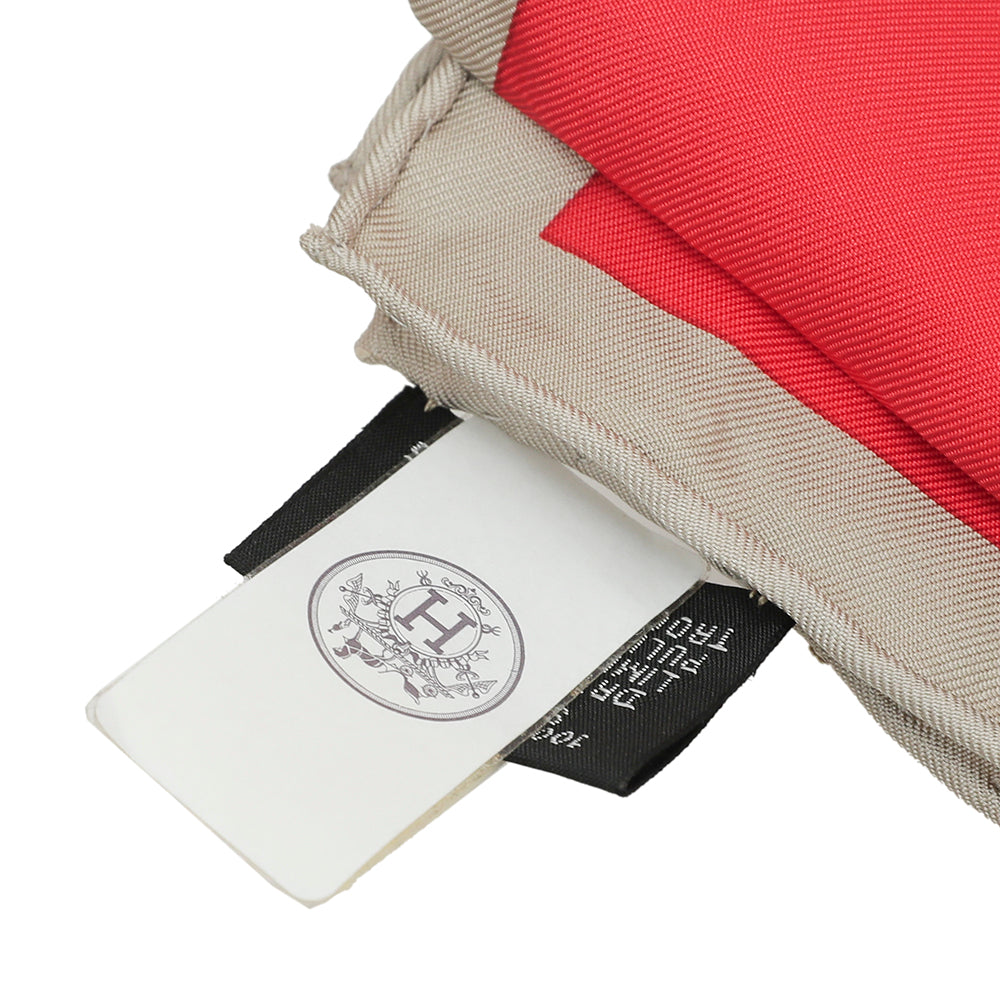 Hermes Multicolor Le Timbalier Silk Scarf-Hermes-THE CLOSET