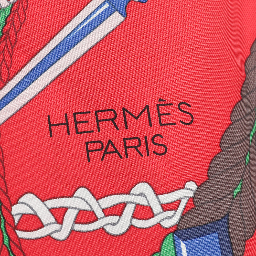 Hermes Multicolor Le Timbalier Silk Scarf
