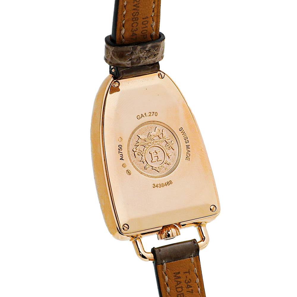 Hermes Rose Gold Galop d'Hermes 26mm watch-Hermes-THE CLOSET