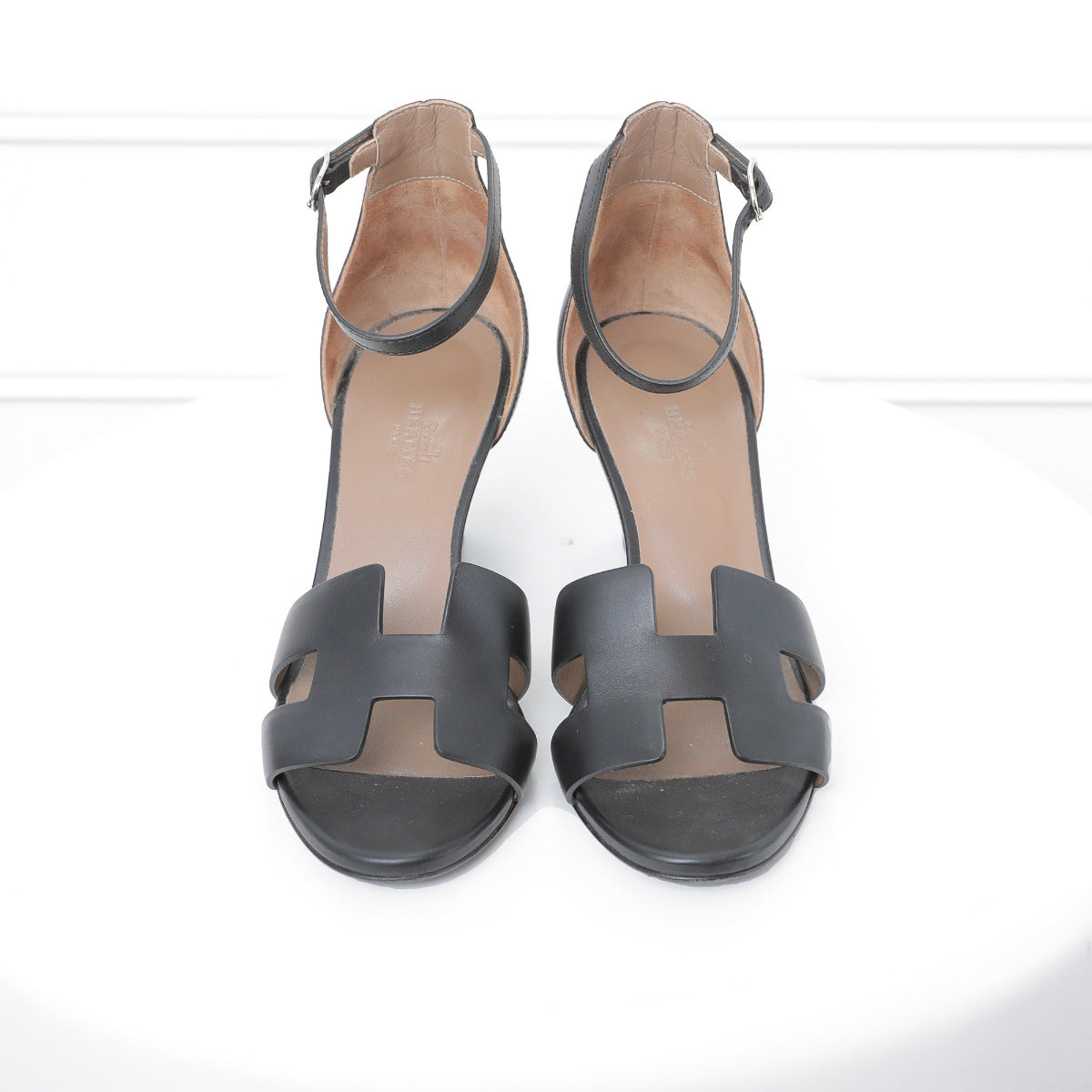 Hermes Black Legend Sandals 37 – THE CLOSET