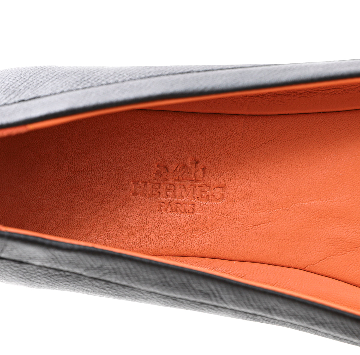 Hermes Noir Liberty Ballerina Flats 41-Hermes-THE CLOSET