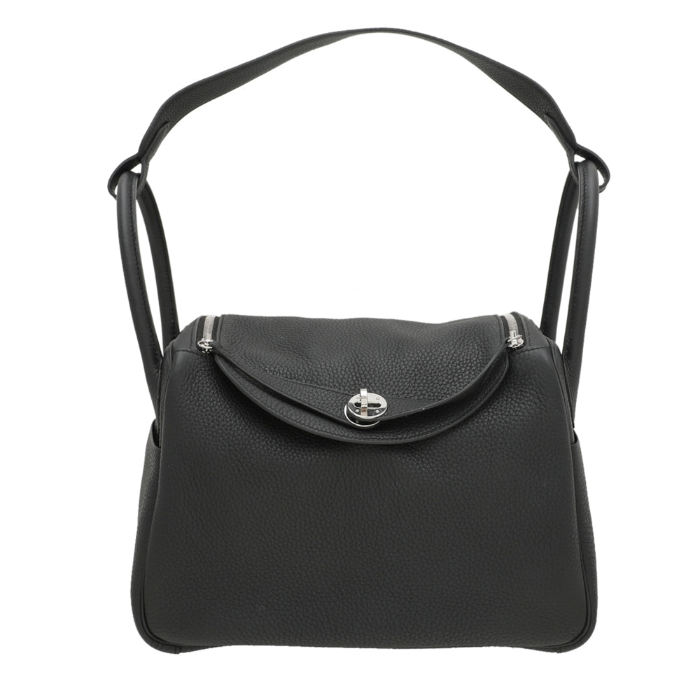 Hermes Noir Lindy 30 Bag-Hermes-THE CLOSET