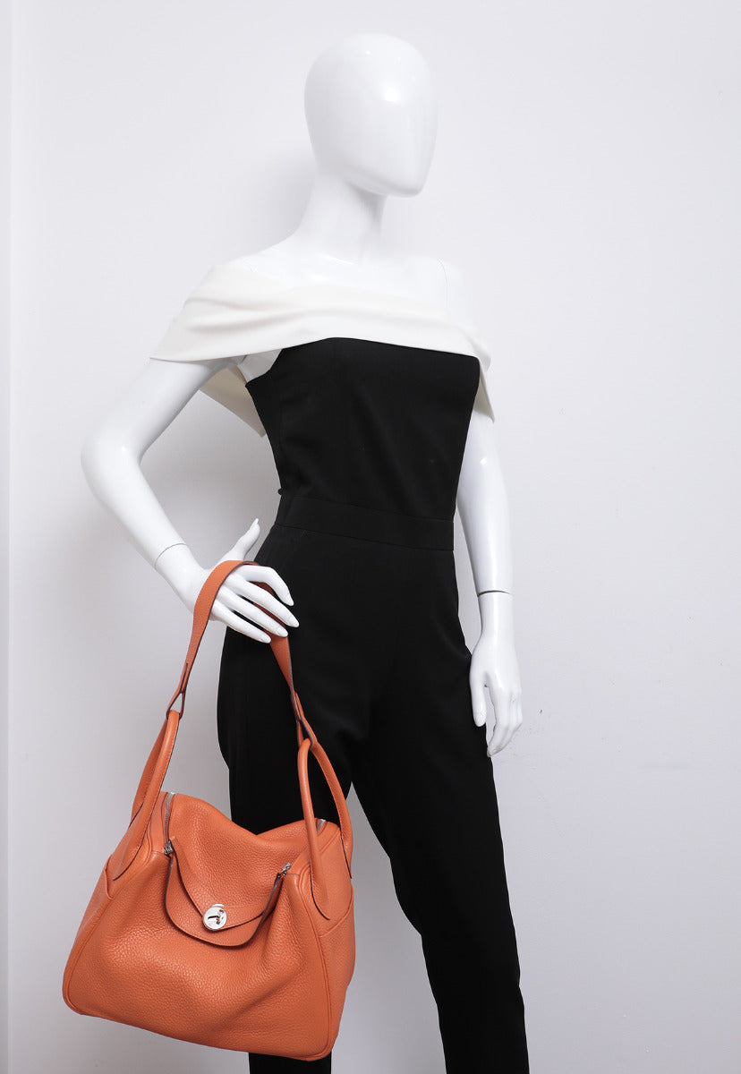 Hermes orange lindy 30-Hermes-THE CLOSET