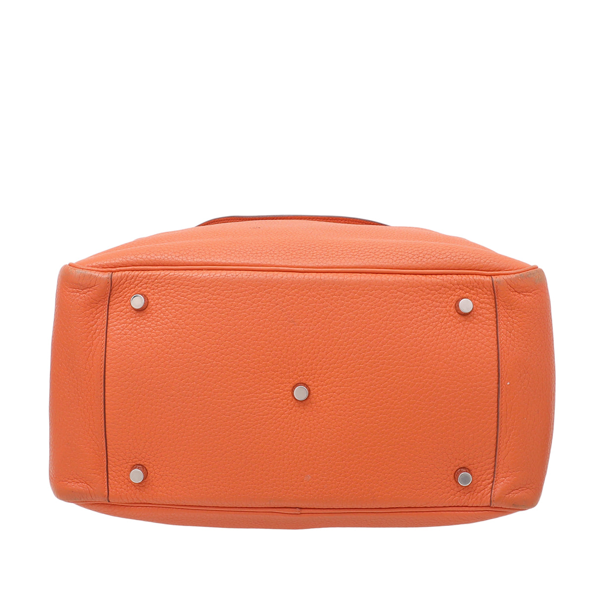 Hermes Orange Clemence Lindy 34 Bag-Hermes-THE CLOSET