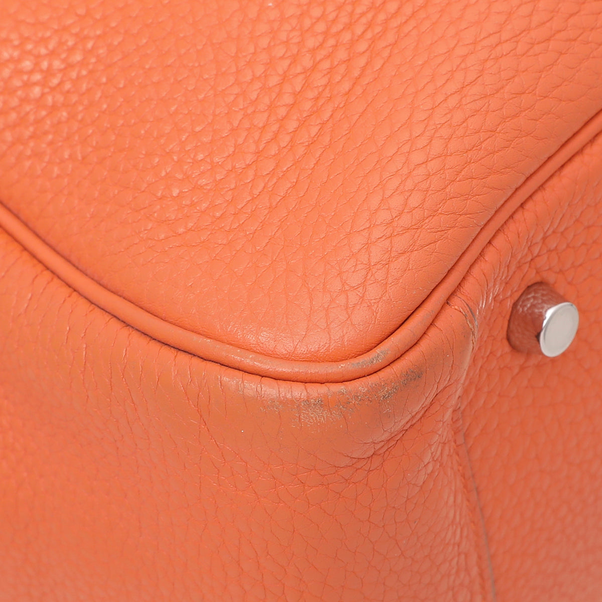Hermes Orange Clemence Lindy 34 Bag-Hermes-THE CLOSET