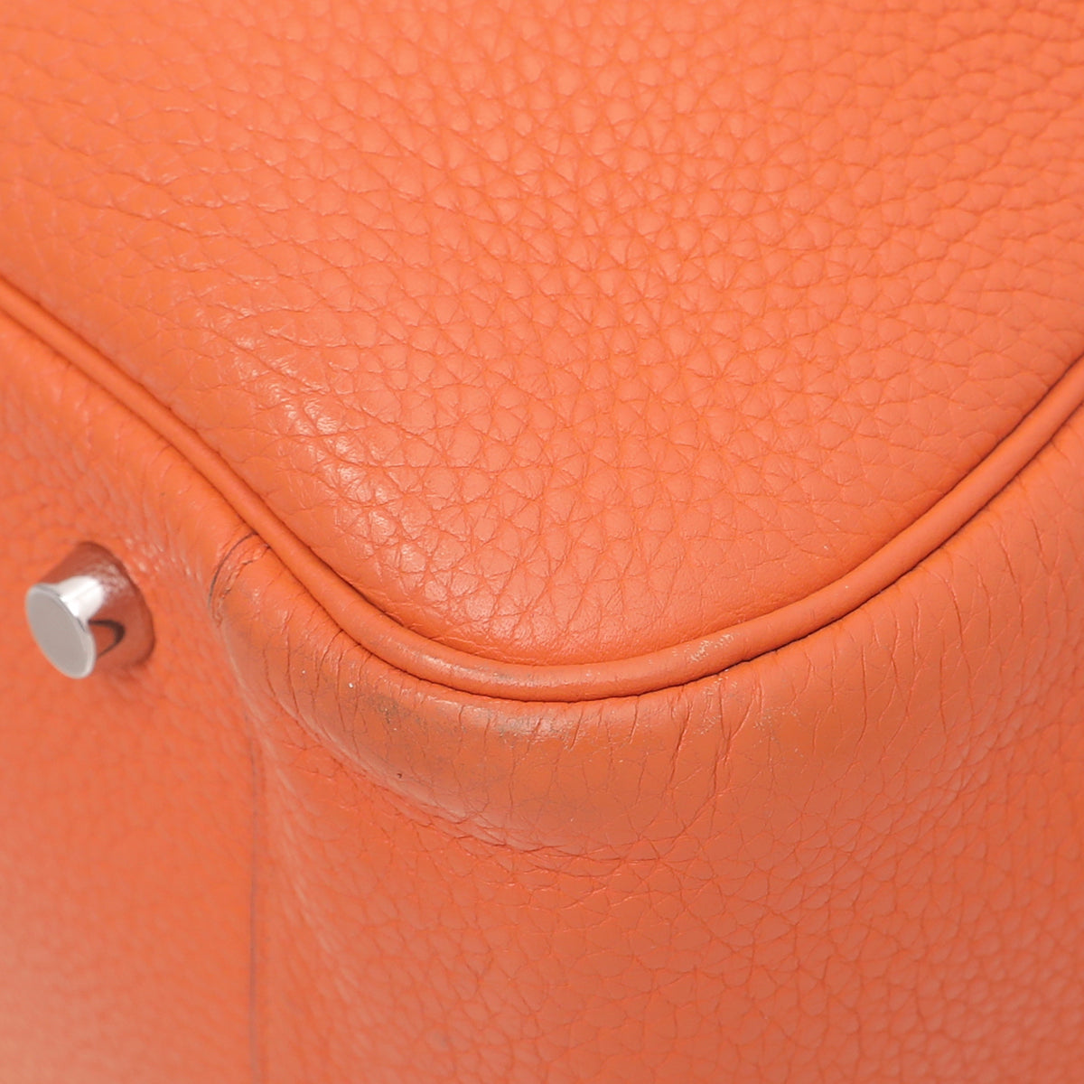 Hermes Orange Clemence Lindy 34 Bag-Hermes-THE CLOSET