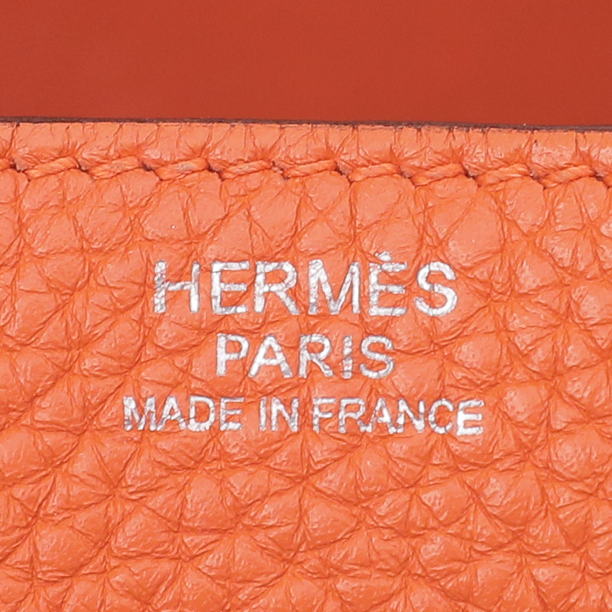 Hermes Orange Clemence Lindy 34 Bag-Hermes-THE CLOSET