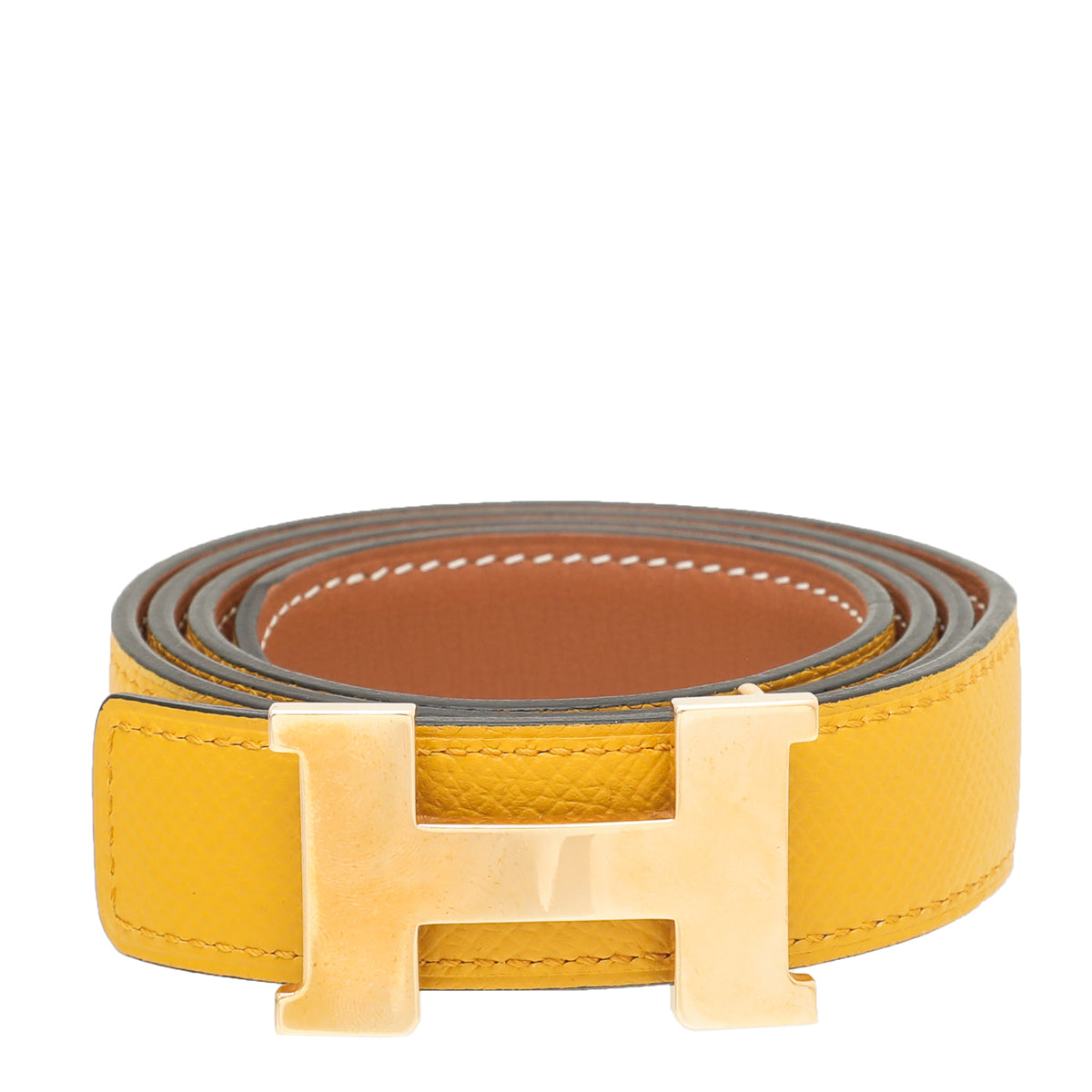 Hermes Bicolor Mini Constance Reversible Buckle Belt-Hermes-THE CLOSET