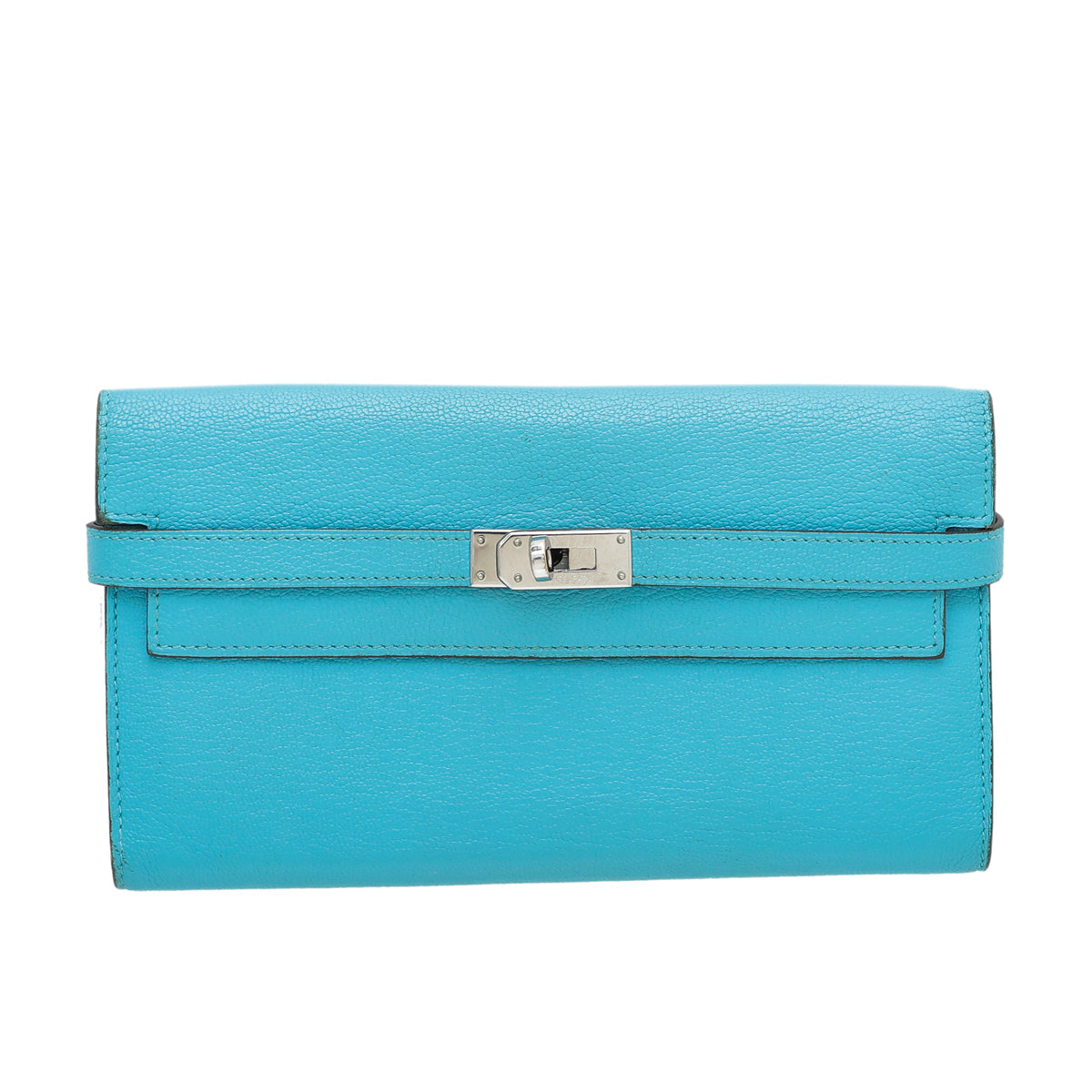Hermes Bleu Azteque Mysore Kelly Wallet-Hermes-THE CLOSET