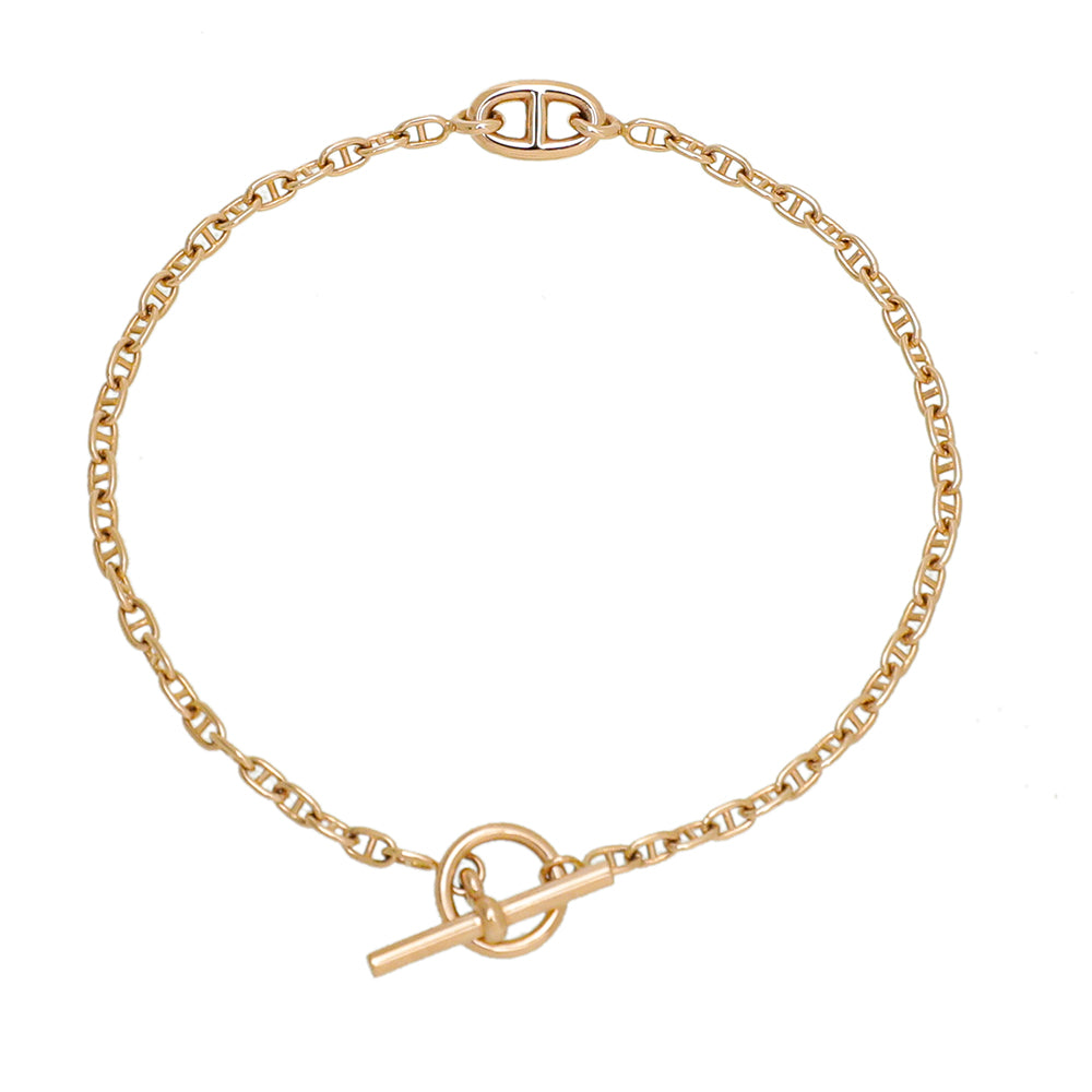 Hermes 18K Rose Gold New Farandole Very Small Bracelet-Hermes-THE CLOSET