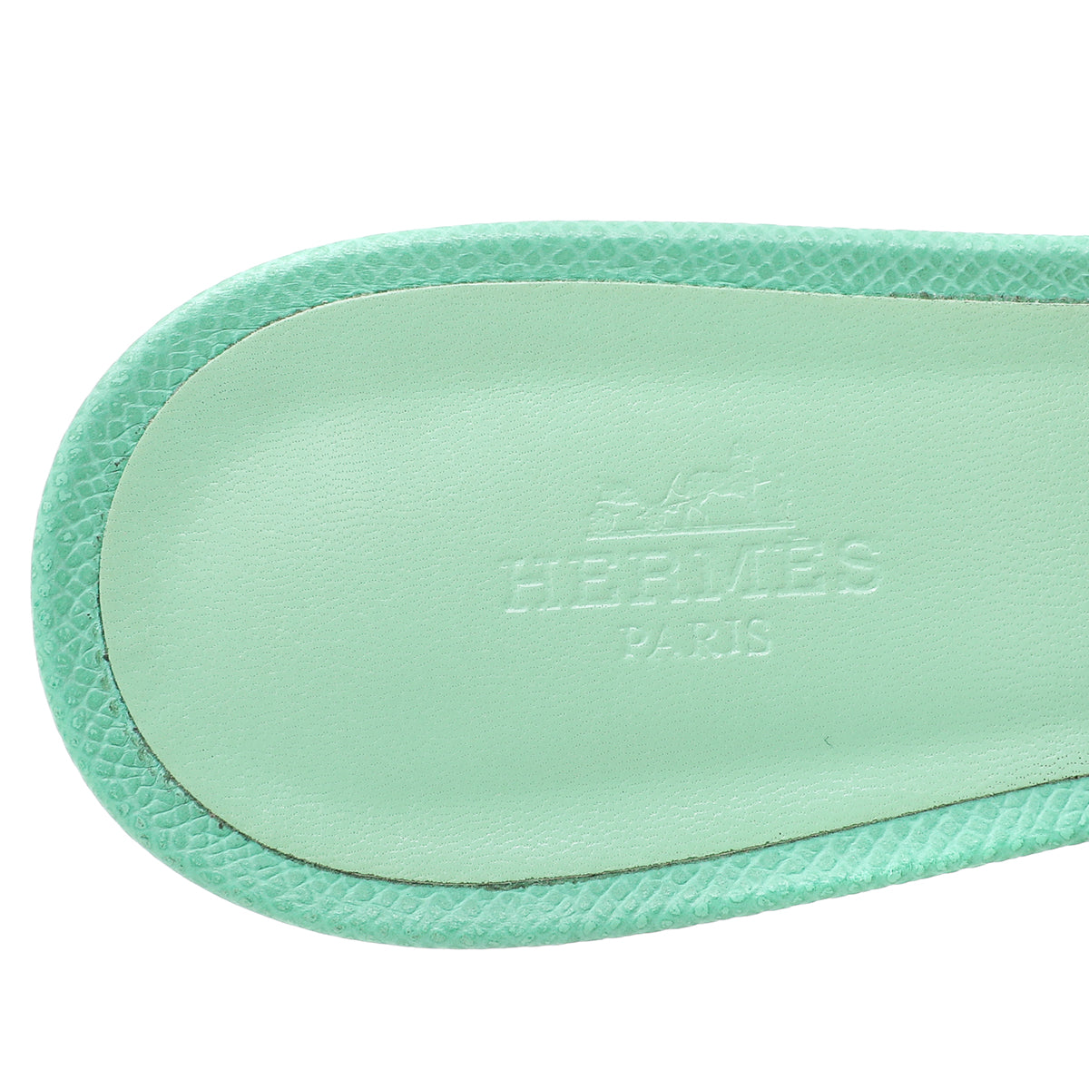 Hermes Vert Criquet Oasis Sandals 38.5-Hermes-THE CLOSET