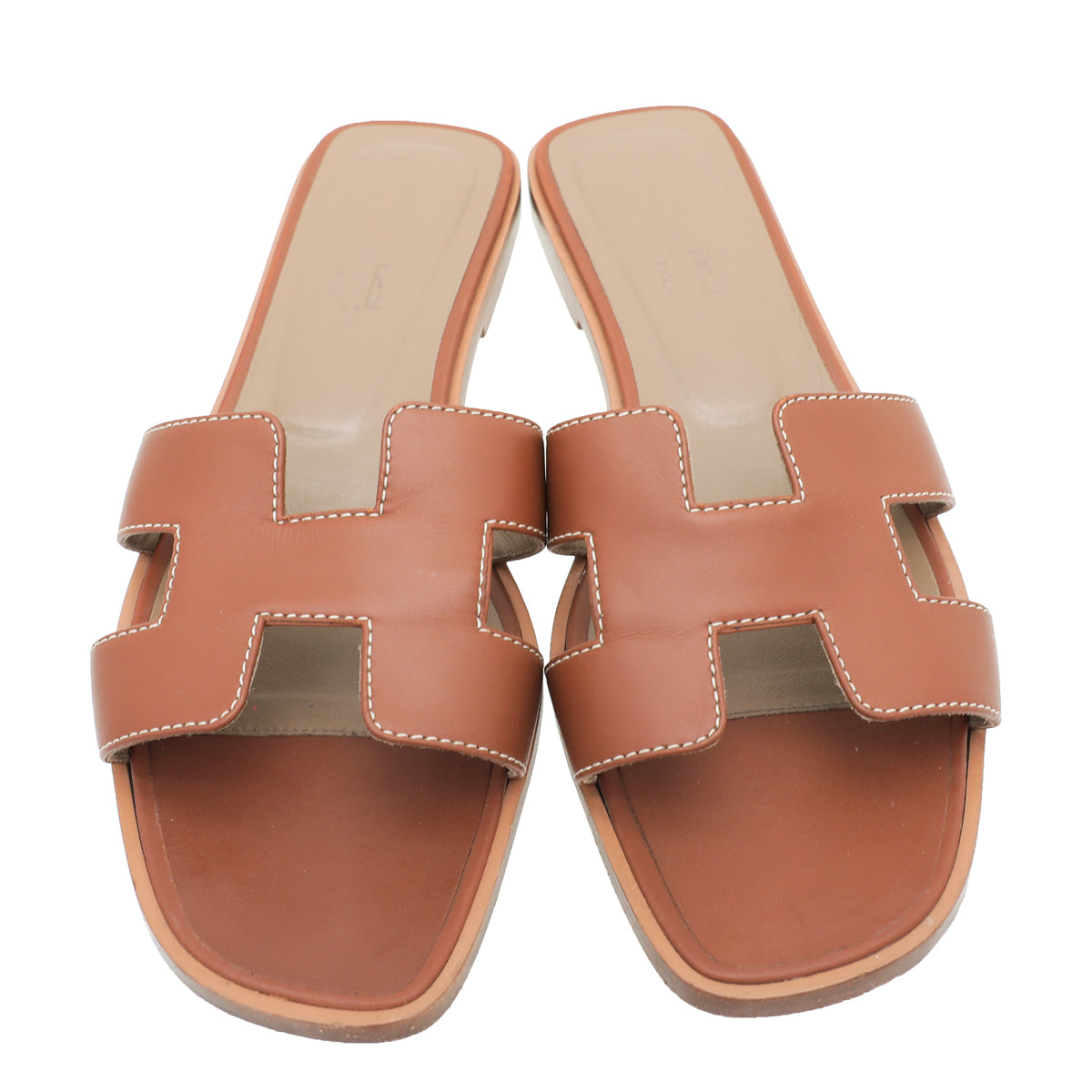 Hermes Gold Oran Sandal 38-Hermes-THE CLOSET