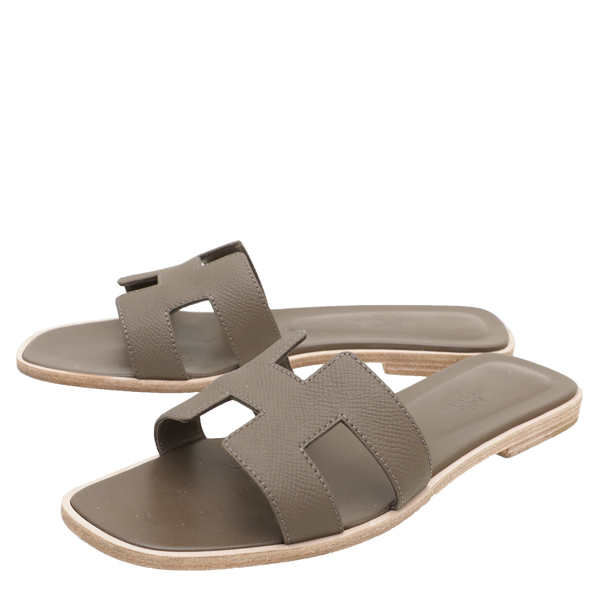 Hermes Etain Oran Sandal 36.5-Hermes-THE CLOSET
