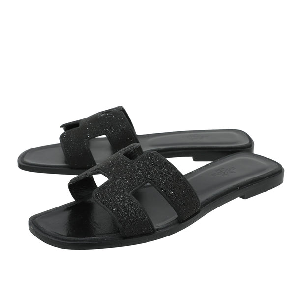 Hermes best sale rhinestone sandals