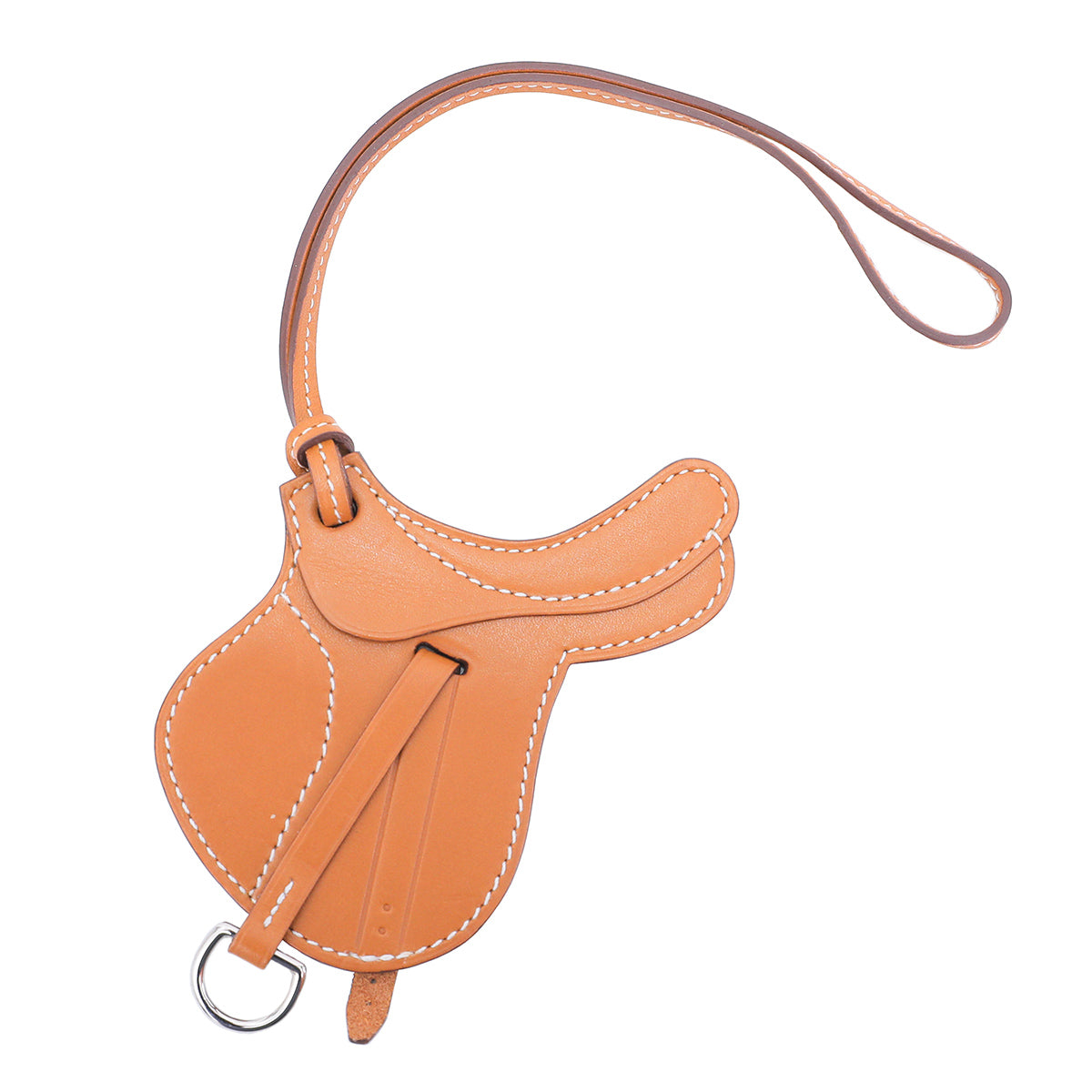 Hermes Biscuit Paddock Selle Saddle Bag Charm-Hermes-THE CLOSET