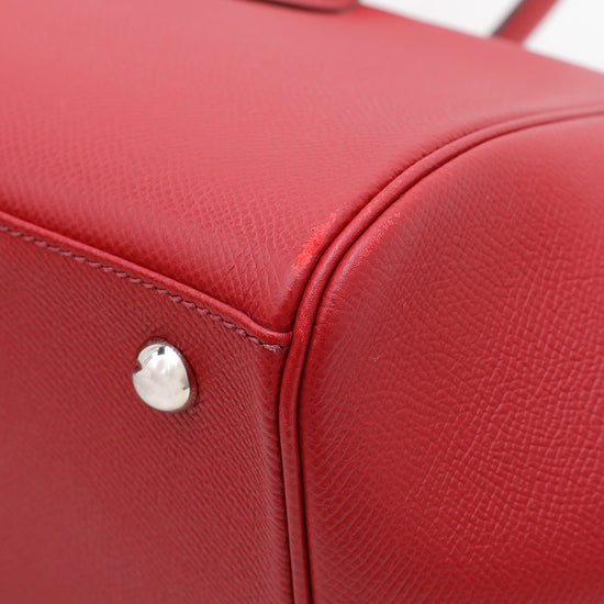 Hermes Rouge Grenat Paris Bombay bag 35