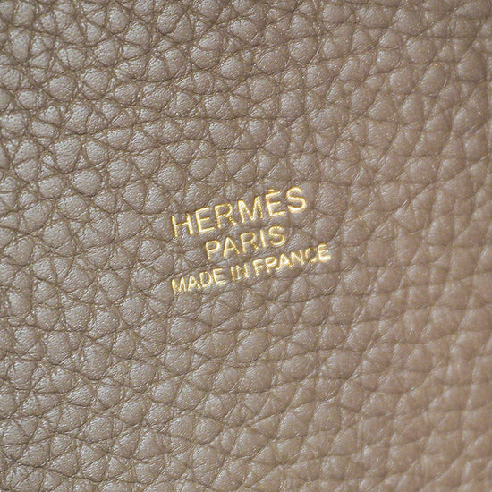 Hermes Etoupe Picotin 22 Bag