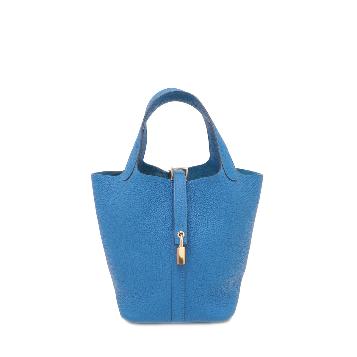 Hermes Bleu Hydra Picotin Lock 18 Bag-Hermes-THE CLOSET