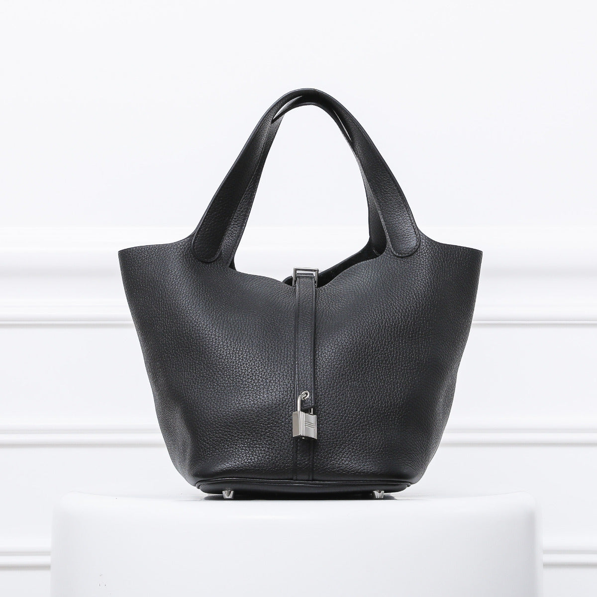 Hermes Black Picotin Bag-Hermes-THE CLOSET