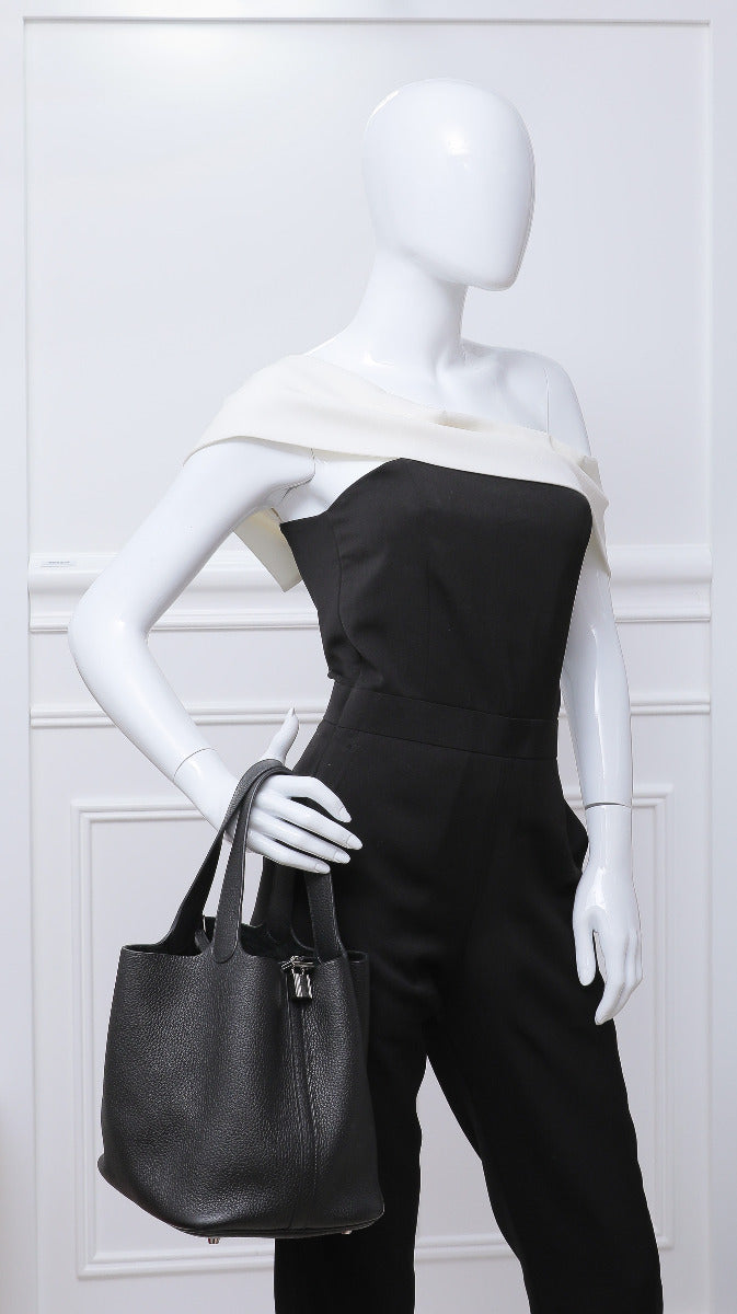 Hermes Black Picotin Bag-Hermes-THE CLOSET