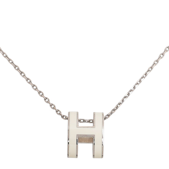 Sell Hermès Pop H Pendant Necklace - Silver | HuntStreet.com