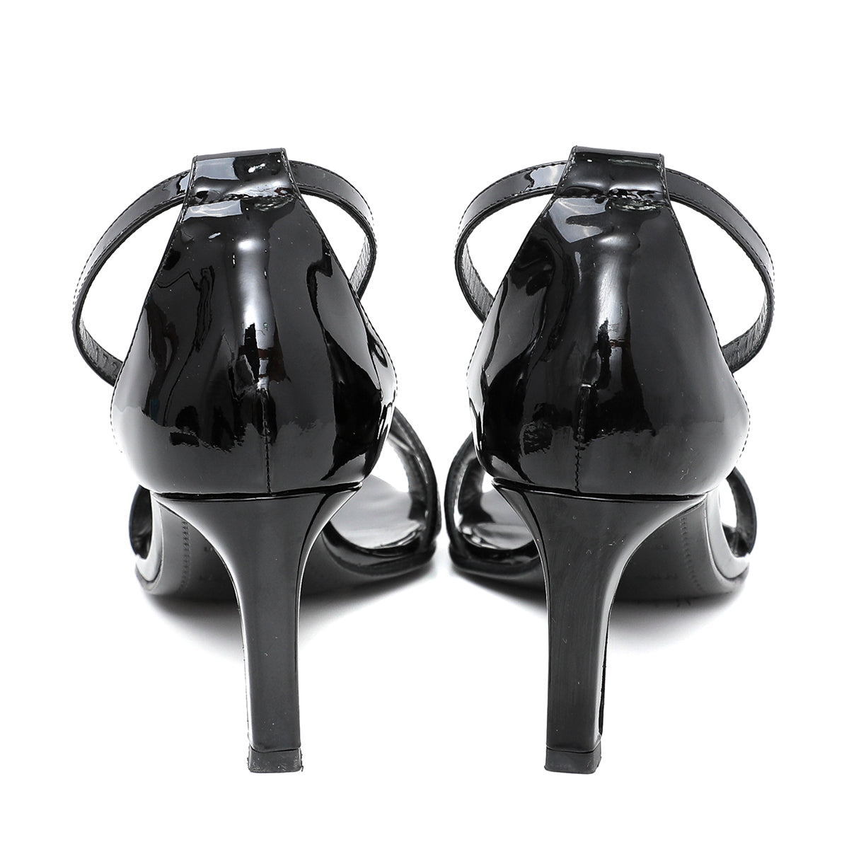 Hermes Black Premiere 70 Sandals 37-Hermes-THE CLOSET