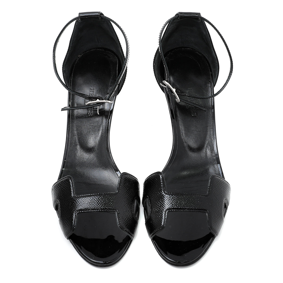 Hermes Black Premiere 70 Sandals 37-Hermes-THE CLOSET