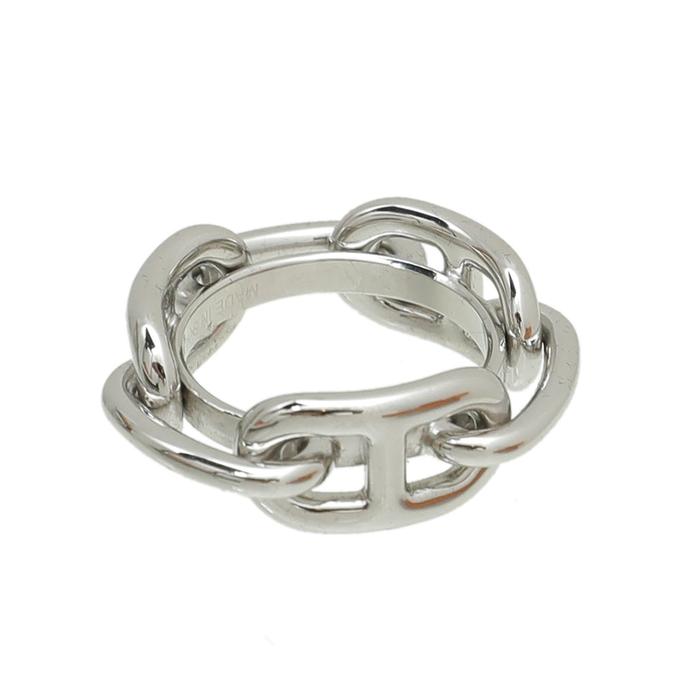 Hermes Palladium Regate Scarf Ring-Hermes-THE CLOSET