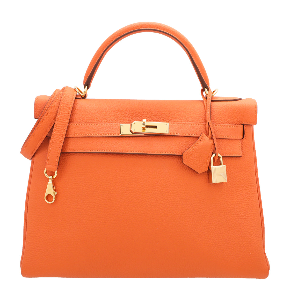 Hermes Orange Retourne Kelly 32 Bag-Hermes-THE CLOSET