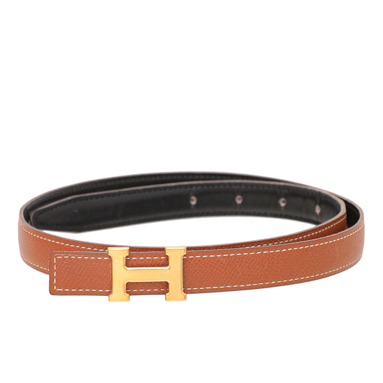 Hermes Bicolor Reversible Constance 18mm Belt