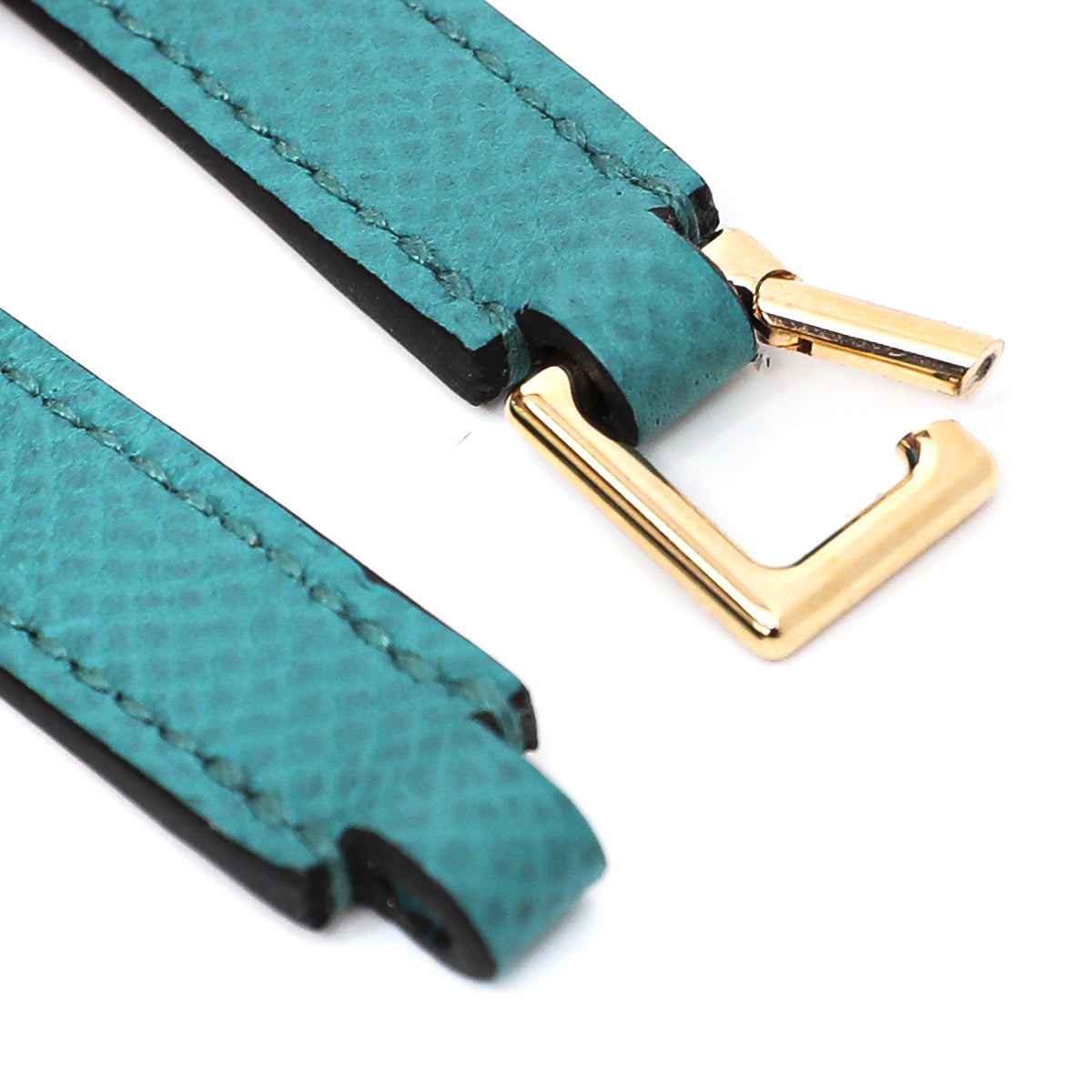 Hermes Bleu Paon Rivale Double Tour Bracelet-Hermes-THE CLOSET