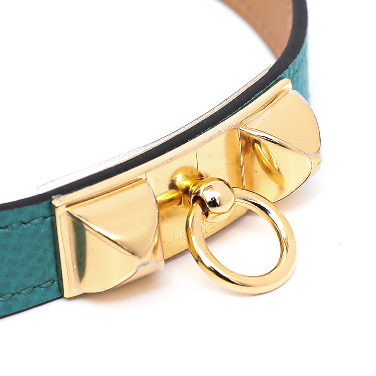 Hermes Bleu Paon Rivale Double Tour Bracelet-Hermes-THE CLOSET