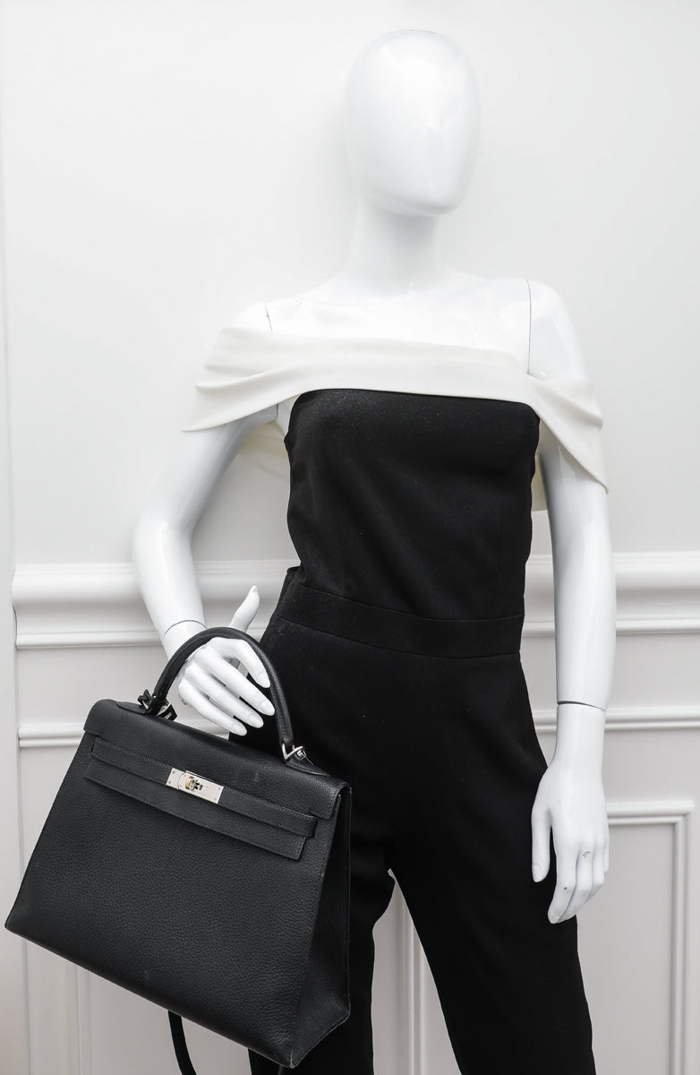 Hermes Noir Sellier kelly 32 Bag W- Shooting Star-Hermes-THE CLOSET