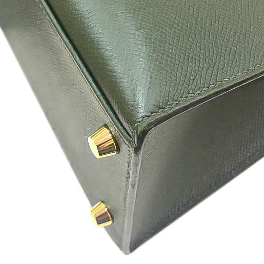 Hermes Vert Anglais Kelly Sellier Bag W- Hermes Scarf-Hermes-THE CLOSET