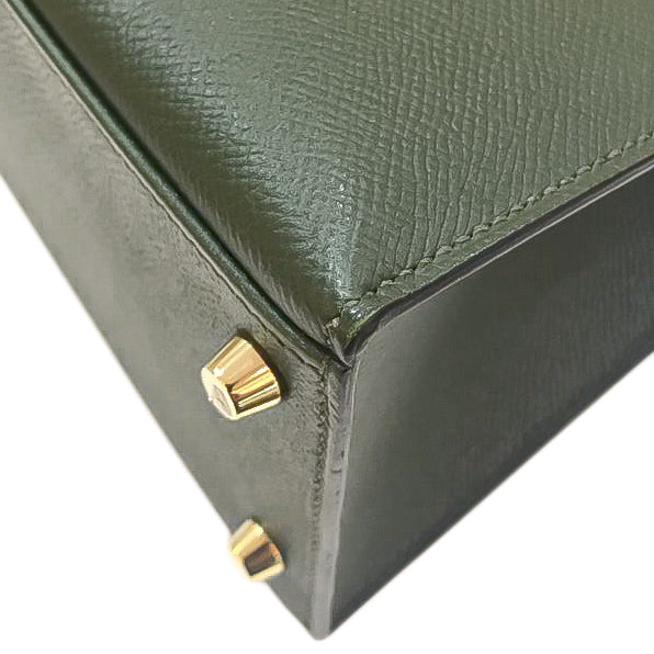 Hermes Vert Anglais Kelly Sellier Bag W- Hermes Scarf-Hermes-THE CLOSET