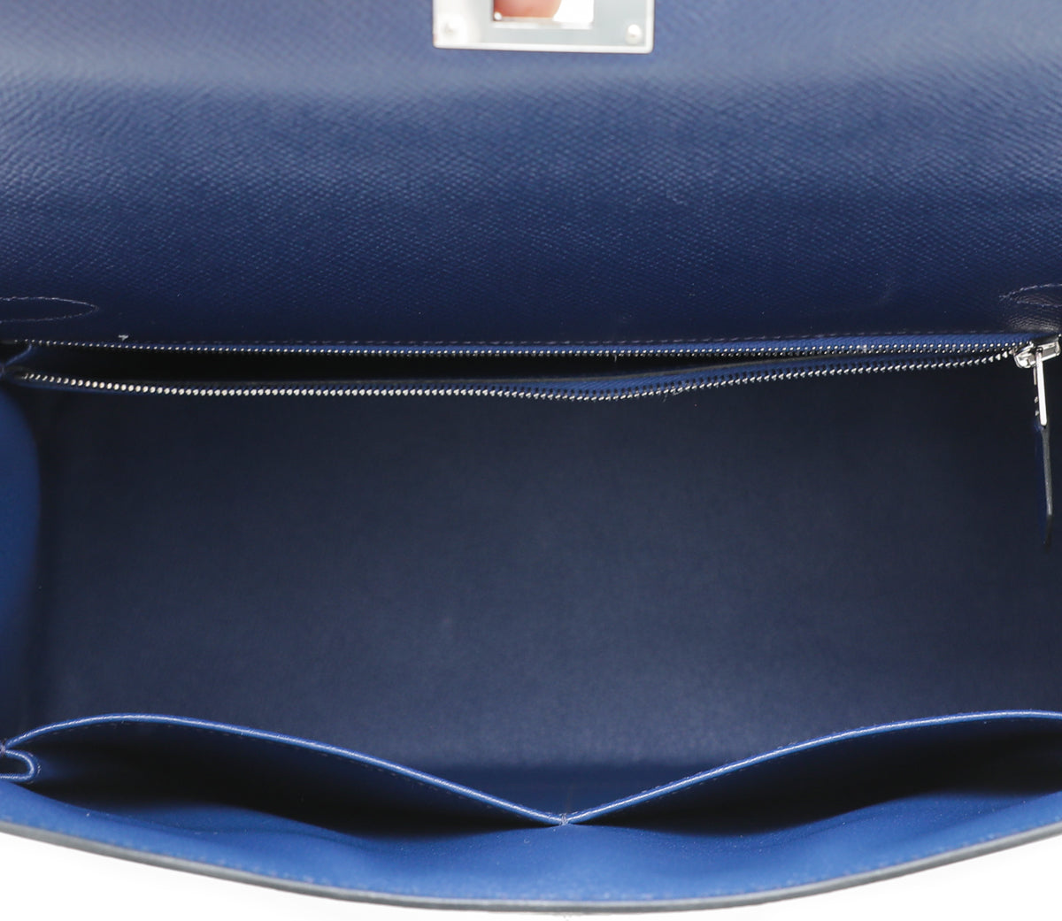 Hermes Bleu Saphir Sellier Kelly 32 Bag-Hermes-THE CLOSET