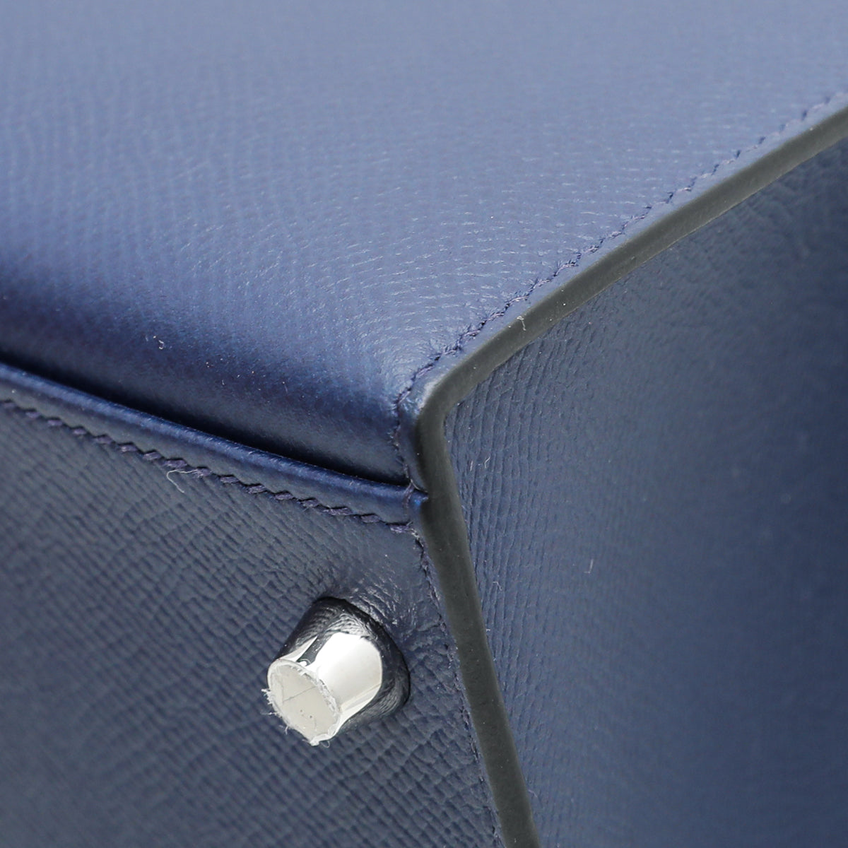 Hermes Bleu Saphir Sellier Kelly 32 Bag-Hermes-THE CLOSET