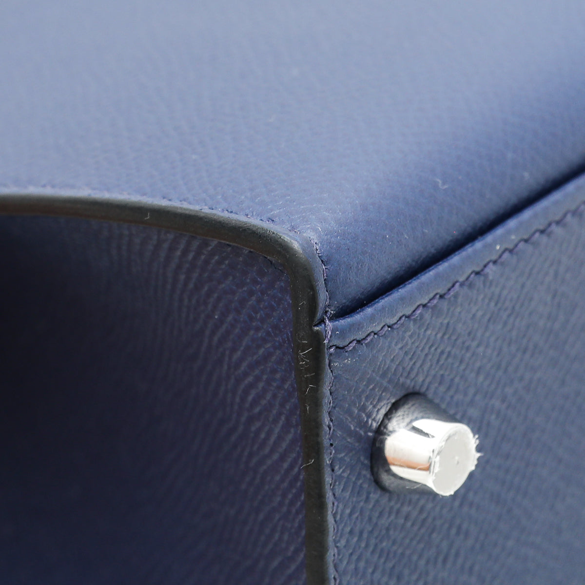 Hermes Bleu Saphir Sellier Kelly 32 Bag-Hermes-THE CLOSET