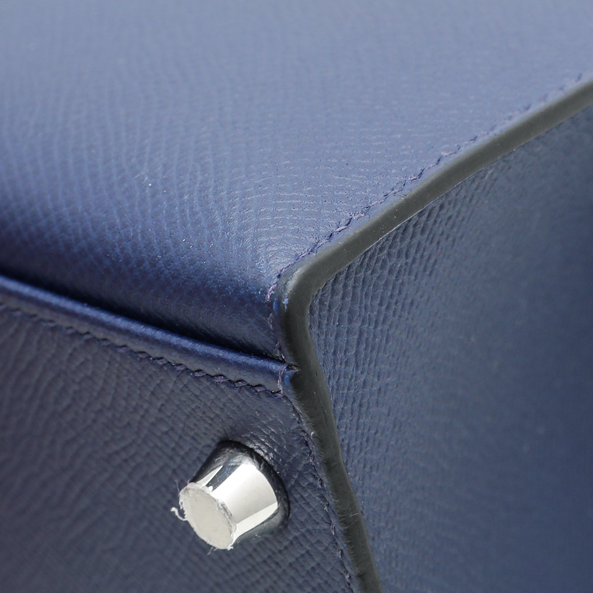 Hermes Bleu Saphir Sellier Kelly 32 Bag-Hermes-THE CLOSET