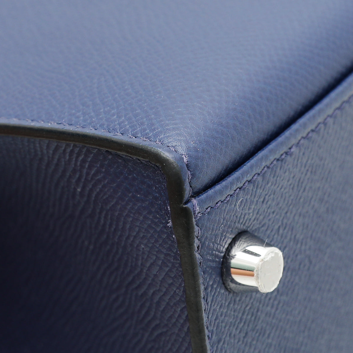 Hermes Bleu Saphir Sellier Kelly 32 Bag-Hermes-THE CLOSET