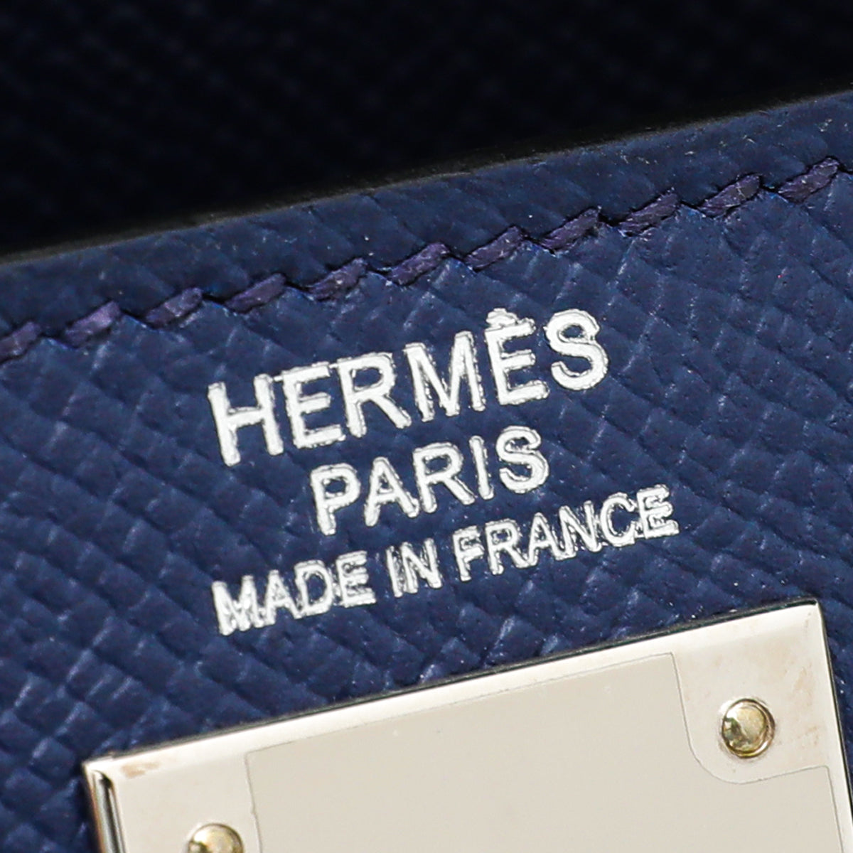 Hermes Bleu Saphir Sellier Kelly 32 Bag-Hermes-THE CLOSET