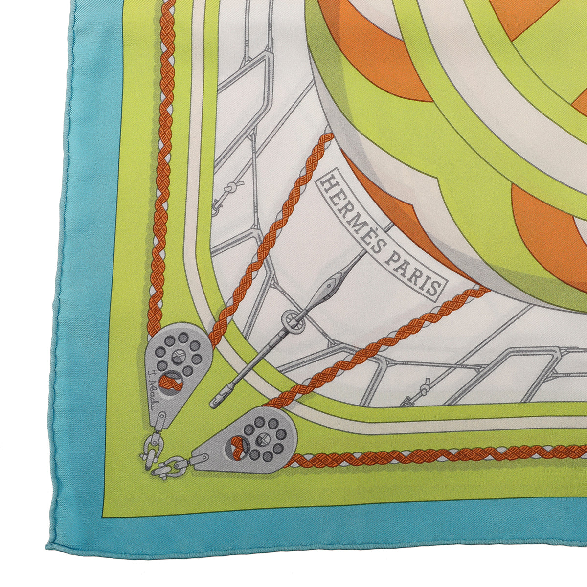 Hermes Multicolor Silk Spinnakers Square Scarf-Hermes-THE CLOSET