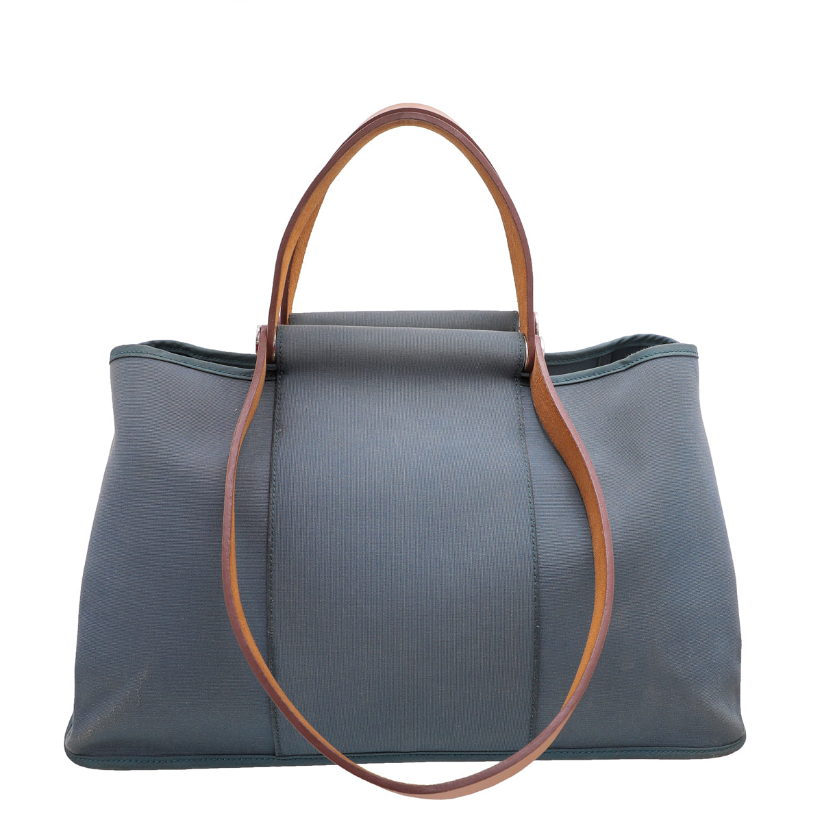 Hermes Bleu Tempete Toile Cabag 39 Bag-Hermes-THE CLOSET