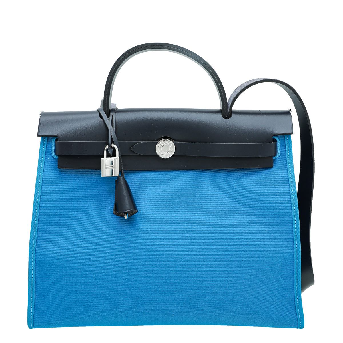 HERMES Bicolor Zanzibar Nuit Herbag PM Bag-Hermes-THE CLOSET